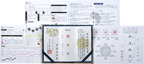 鑑定書一式